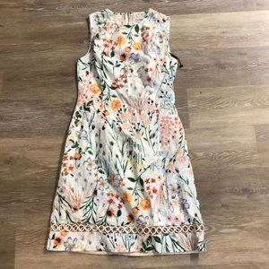 Calvin Klein women floral dress new with tags sz 2